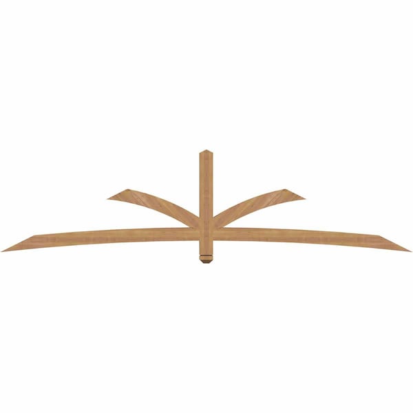 Ekena Millwork Davenport Timber Gable Bracket, Western Red Cedar, 108"W x 27"H x 3 1/2"D x 3 1/2"F, 6/12 Pitch GBW108X27X0404DAV00SWR - main